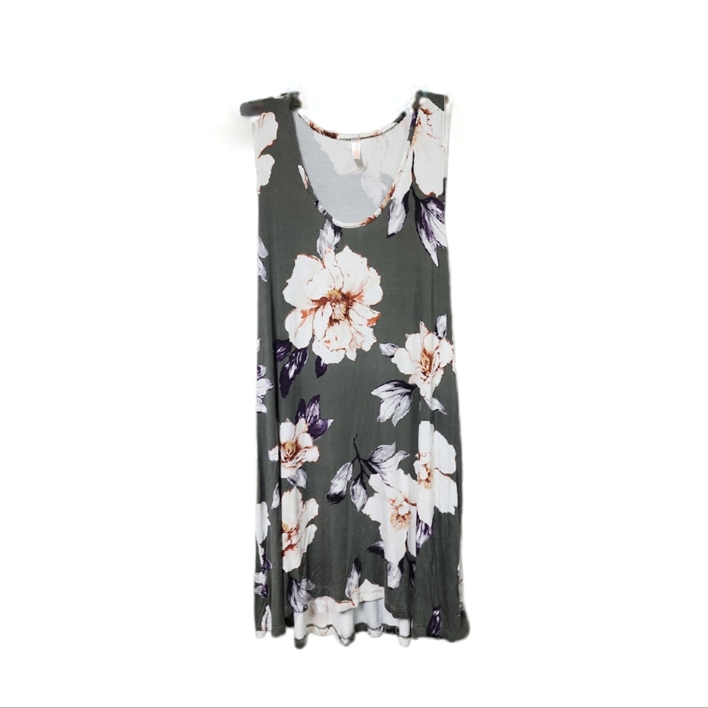 Popana Women's Floral Print Hi Low Sundress Size XL